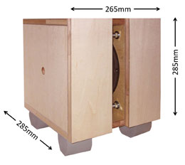 ダイポール型サブウーファー