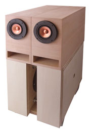 サブウーファーの上にCBLH-A5